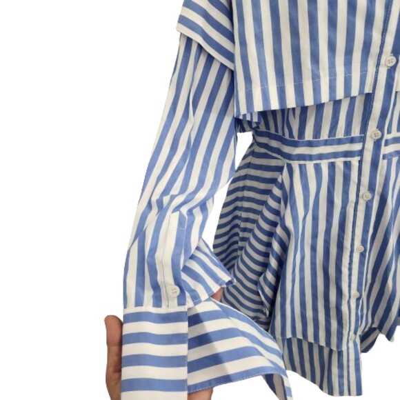 TOV Multi-Layered Striped Long Sleeve. - Picture 5 of 9